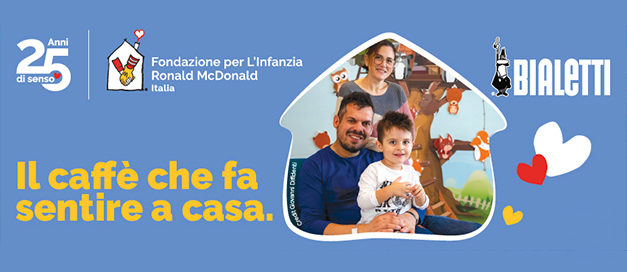 Bialetti e Fondazione per L’Infanzia Ronald McDonald